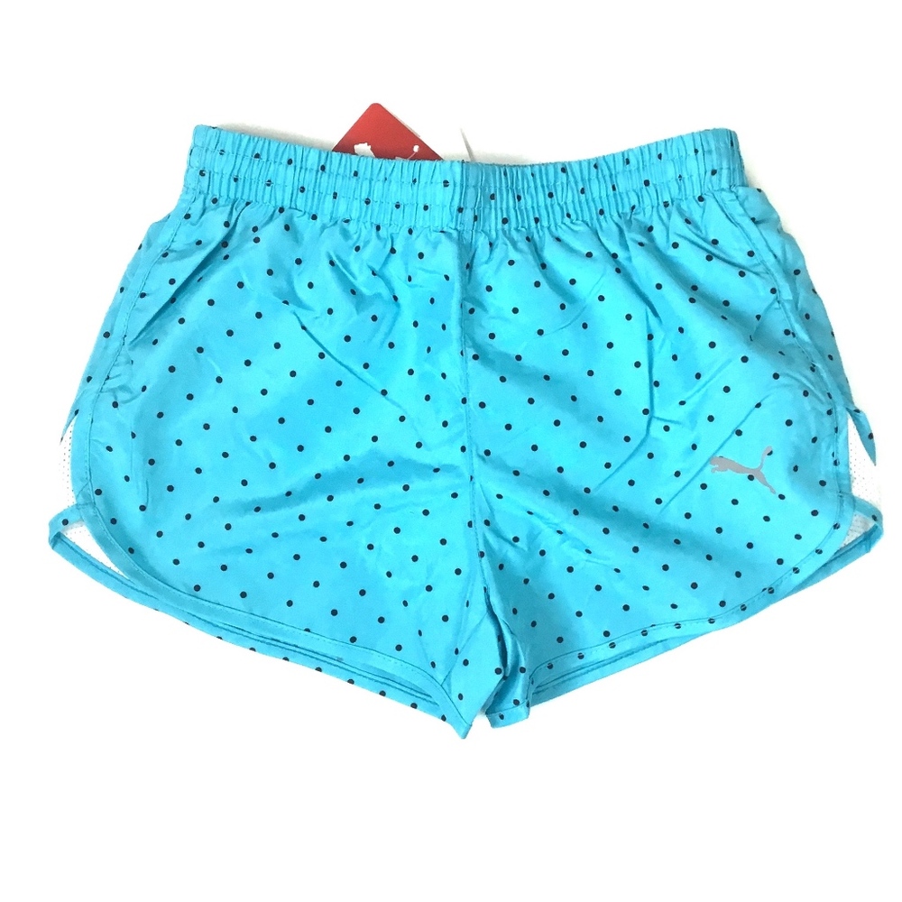 NWT PUMA Girls Athletic Shorts with Drawstring
